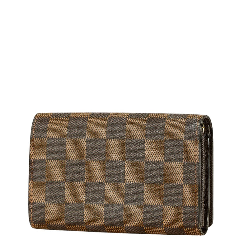 Louis Vuitton Damier Bifold Wallet Brown