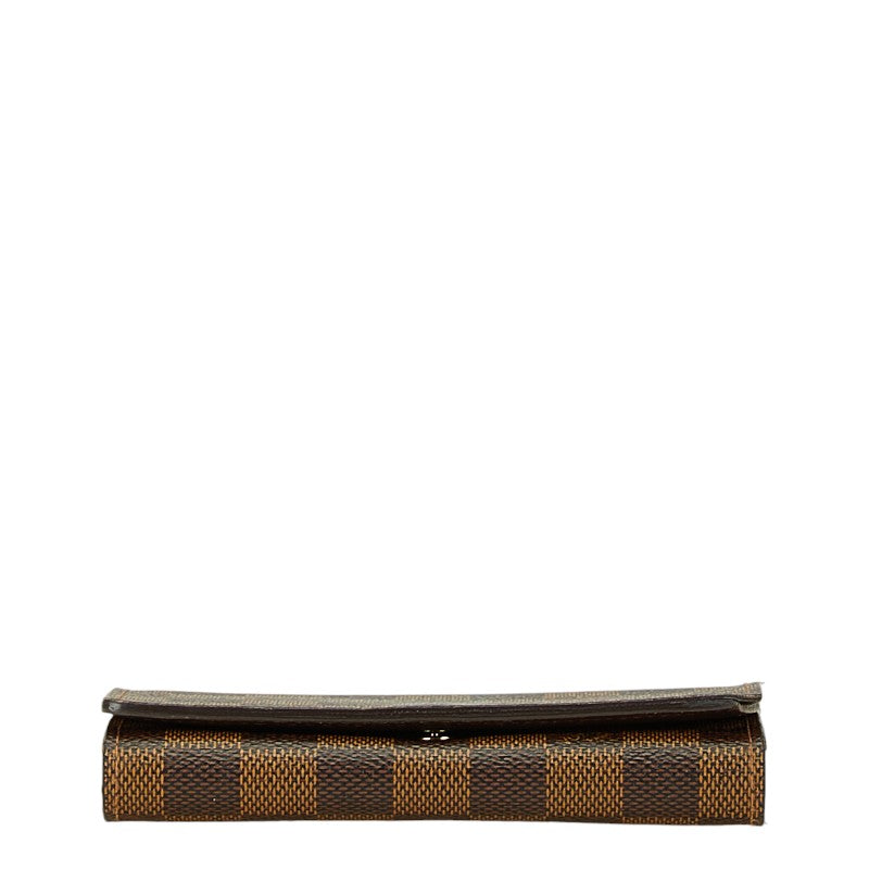 Louis Vuitton Damier Bifold Wallet Brown