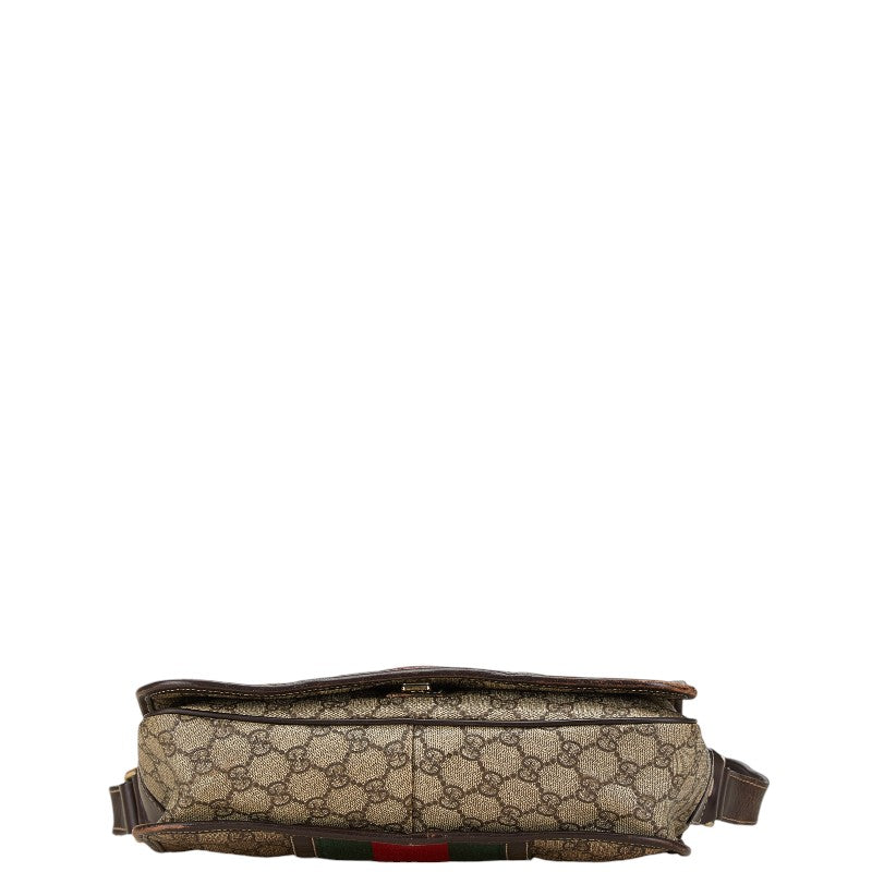 Gucci GG Supreme Messenger Bag Brown