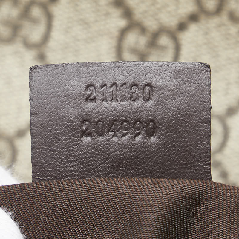 Gucci GG Supreme Messenger Bag Brown