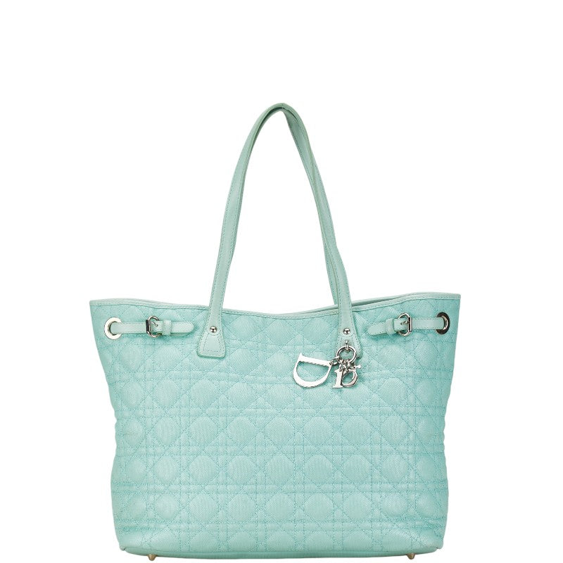 Dior Lady Dior Cannage Tote Bag Mint Green