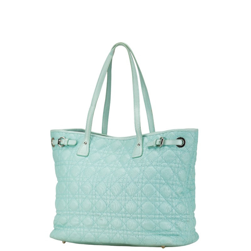 Dior Lady Dior Cannage Tote Bag Mint Green