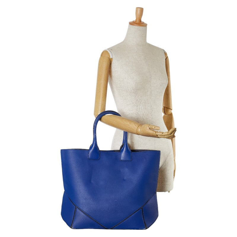 Givenchy Leather Tote Handbag Blue