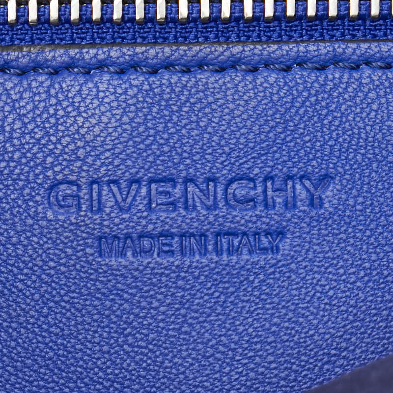 Givenchy Leather Tote Handbag Blue