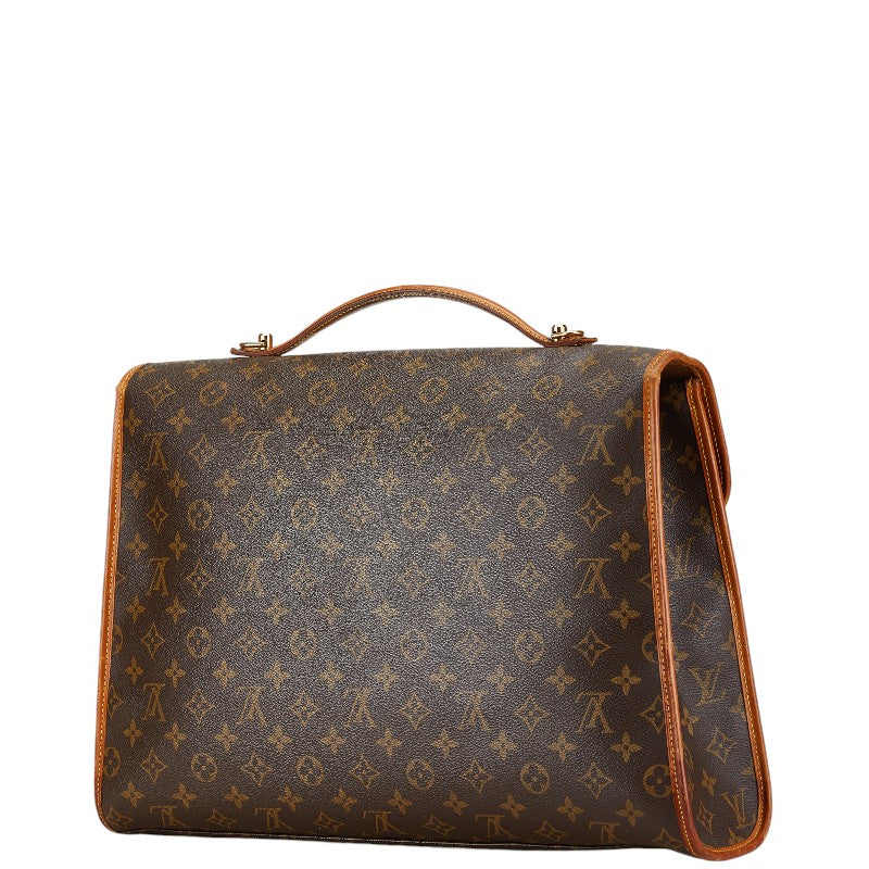 Louis Vuitton Monogram Beverly 2WAY Handbag Brown