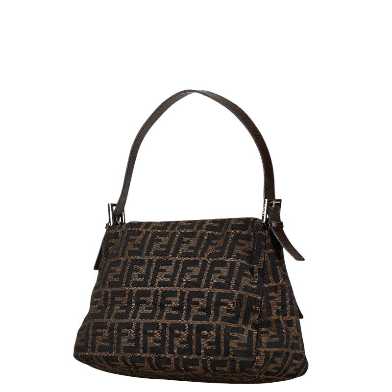 Fendi Mamma Bucket Shoulder Bag Canvas Leather