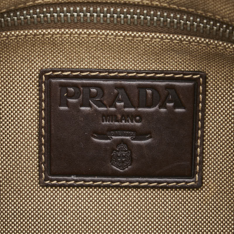 Prada Logo Jacquard Shoulder Bag BT0551