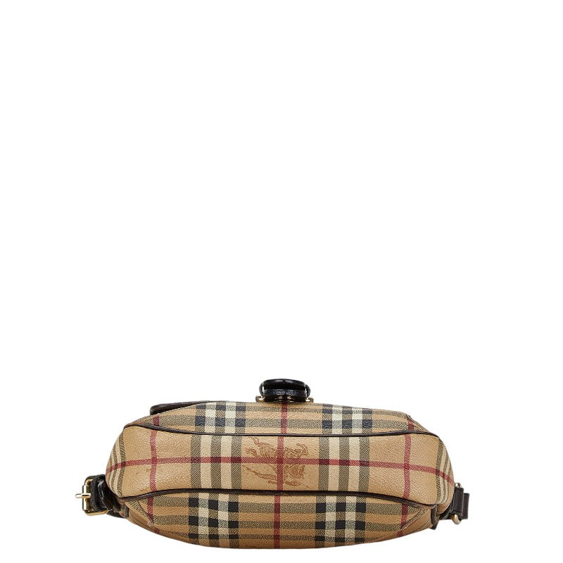 Burberry Nova Check Shadow Horse Shoulder Bag