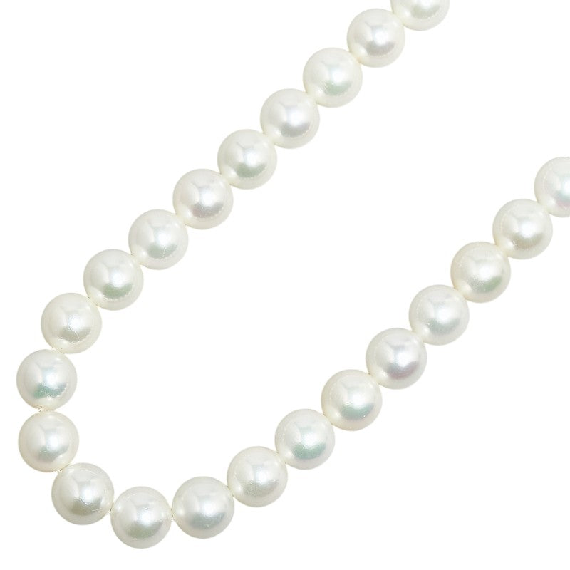 Sterling Silver Akoya Pearl Necklace in Great Condition