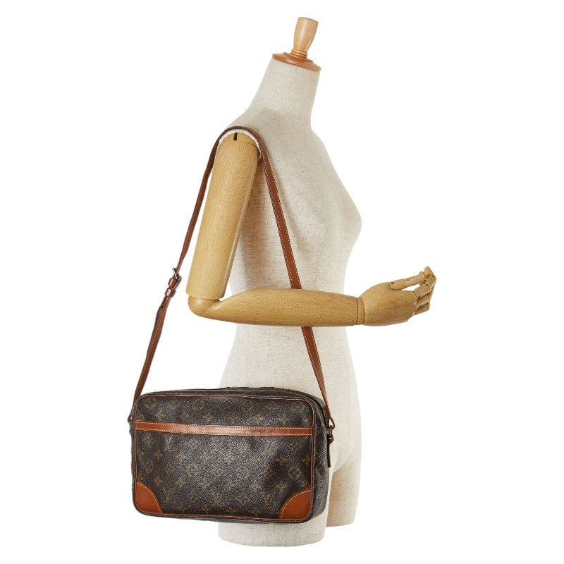 Louis Vuitton Trocadero 27 Shoulder Bag Brown PVC Leather