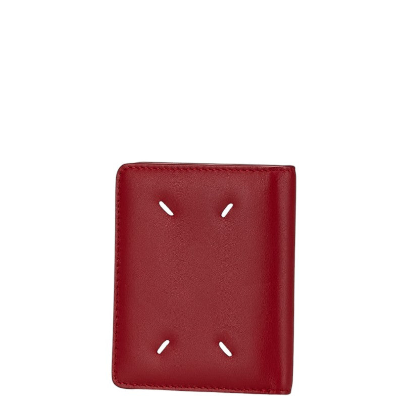 Martin Margiela Red Leather Bifold Wallet