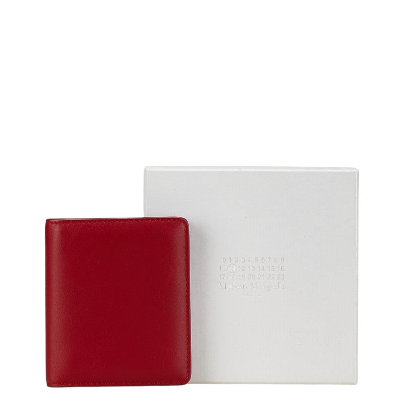 Martin Margiela Red Leather Bifold Wallet