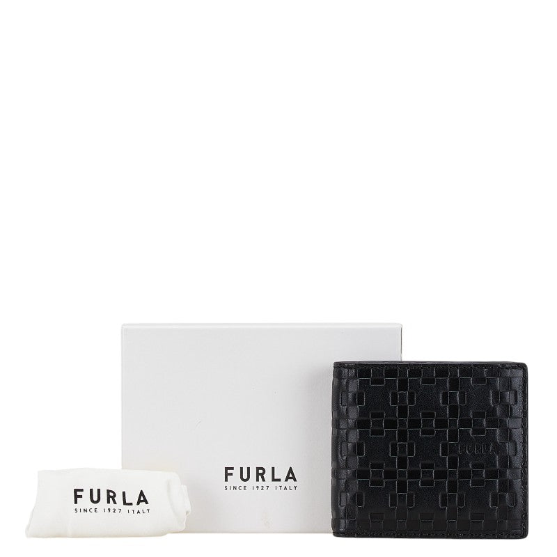 Furla Man Sirio Leather Trifold Wallet