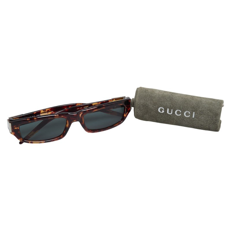 Gucci Brown Plastic Sunglasses Women