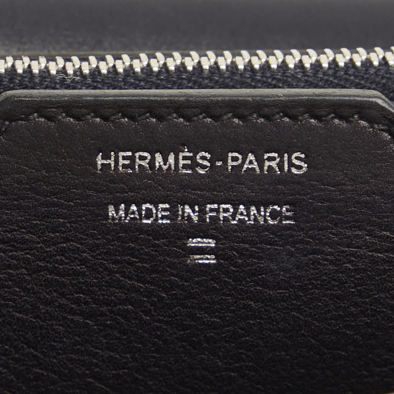 Hermes Passant Long Wallet Indigo Lizard