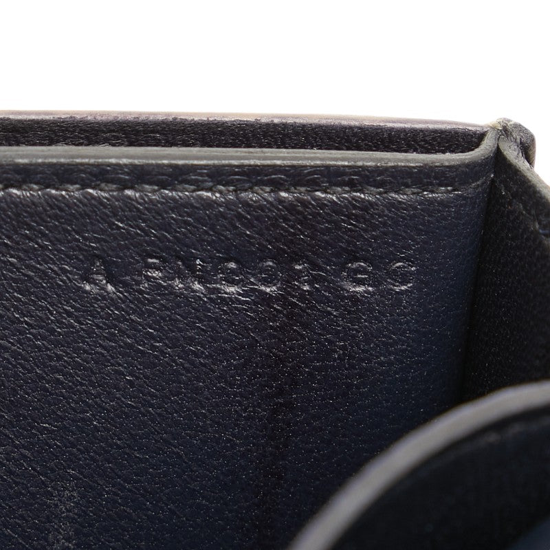 Hermes Passant Long Wallet Indigo Lizard