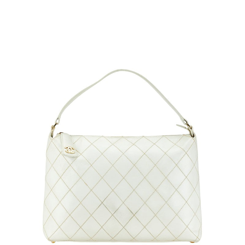 Chanel Lambskin Wild Stitch Shoulder Bag