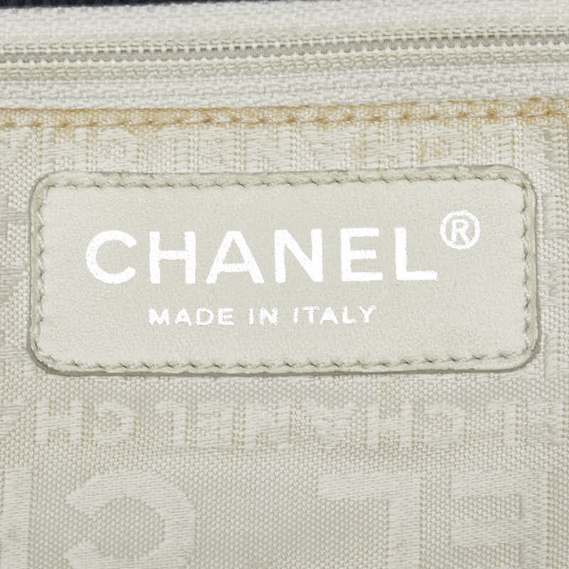 Chanel No.5 Canvas Leather Tote Bag