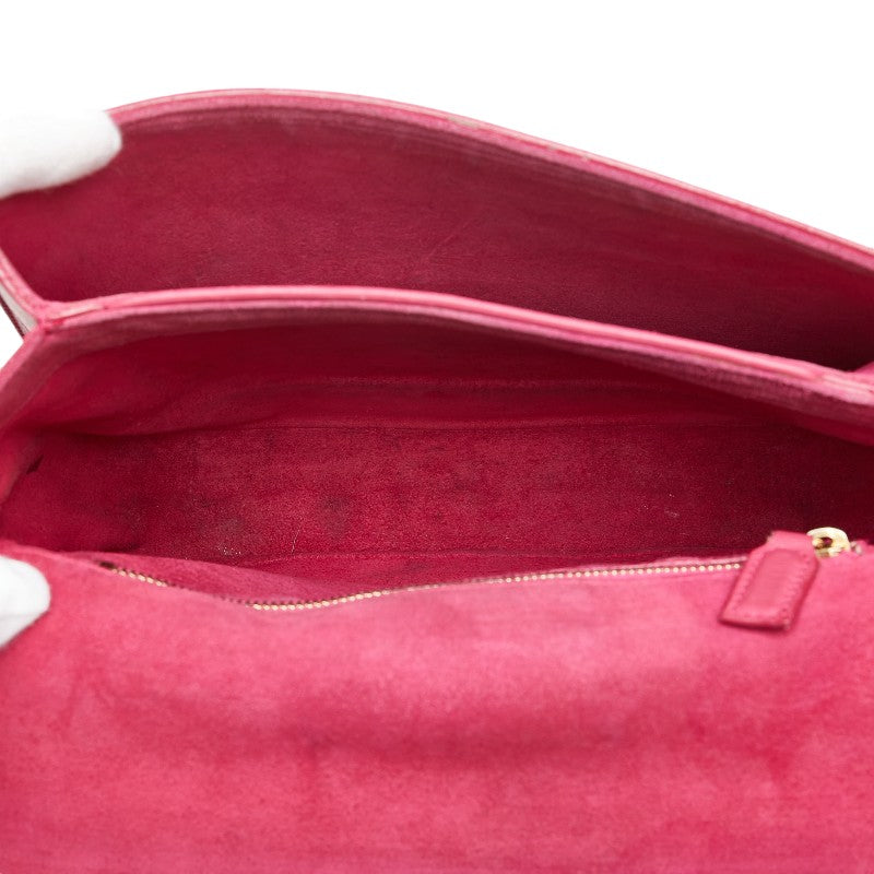 Yves Saint Laurent Leather Shoulder Bag Pink