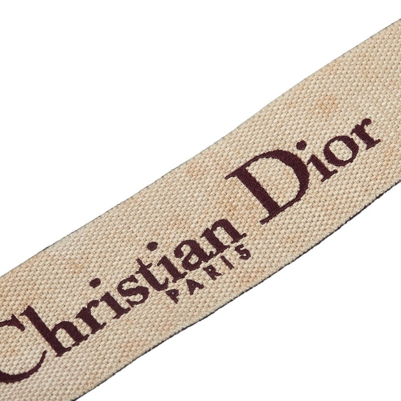 Dior Canvas Leather Logo Strap