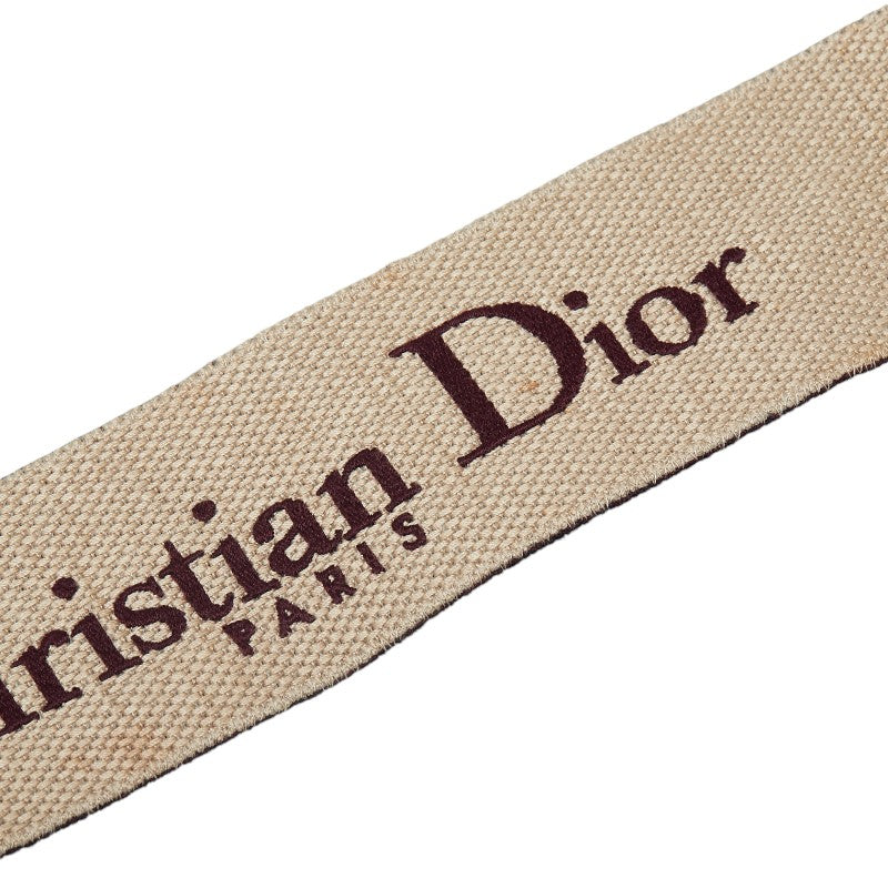 Dior Canvas Leather Logo Strap