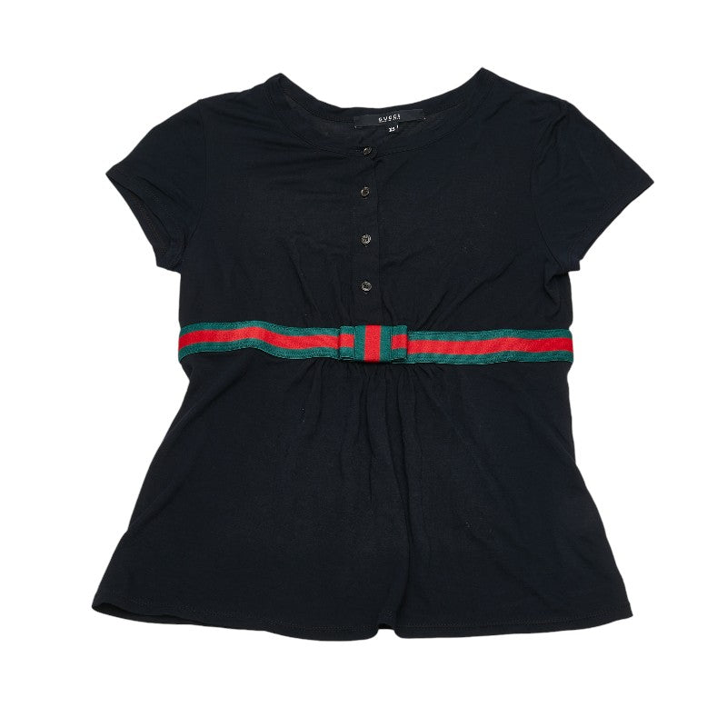 Gucci Ribbon Motif Modal T-Shirt XS