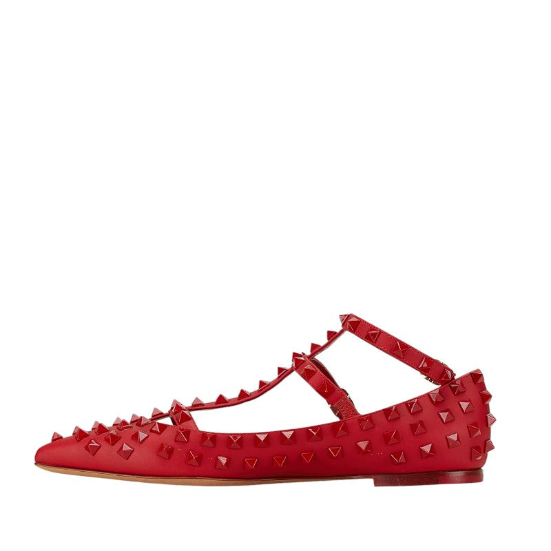 Valentino Red Leather Studded Mules