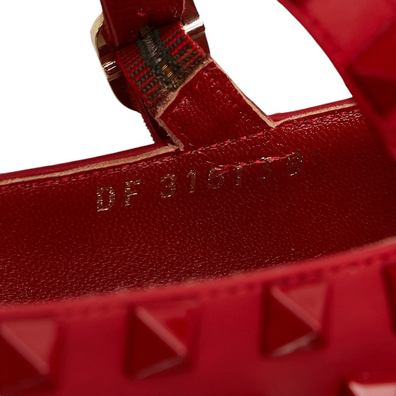 Valentino Red Leather Studded Mules