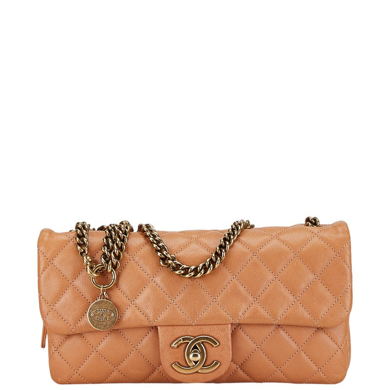 Chanel Matelasse Coco Mark Leather Shoulder Bag