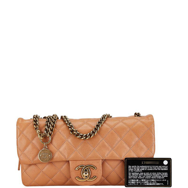 Chanel Matelasse Coco Mark Leather Shoulder Bag