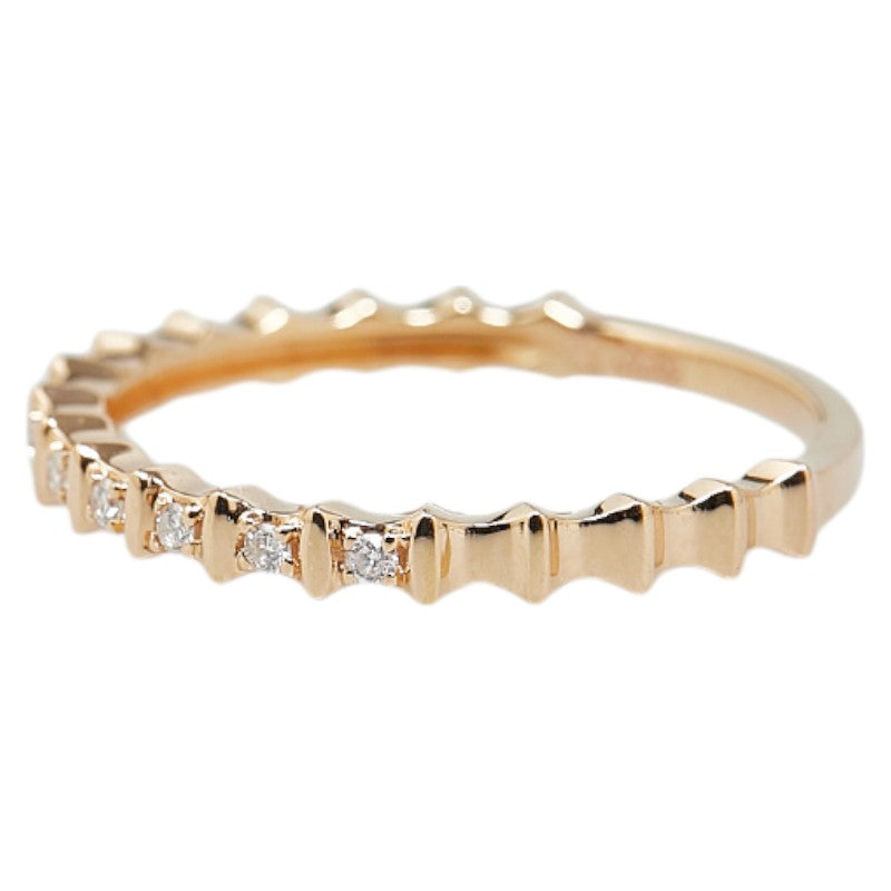 Vendome Aoyama K18PG Pink Gold Diamond Eternity Ring