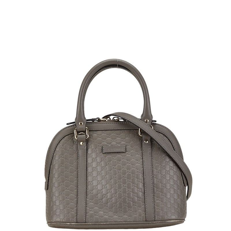 Gucci Leather Microguccissima 2WAY Handbag