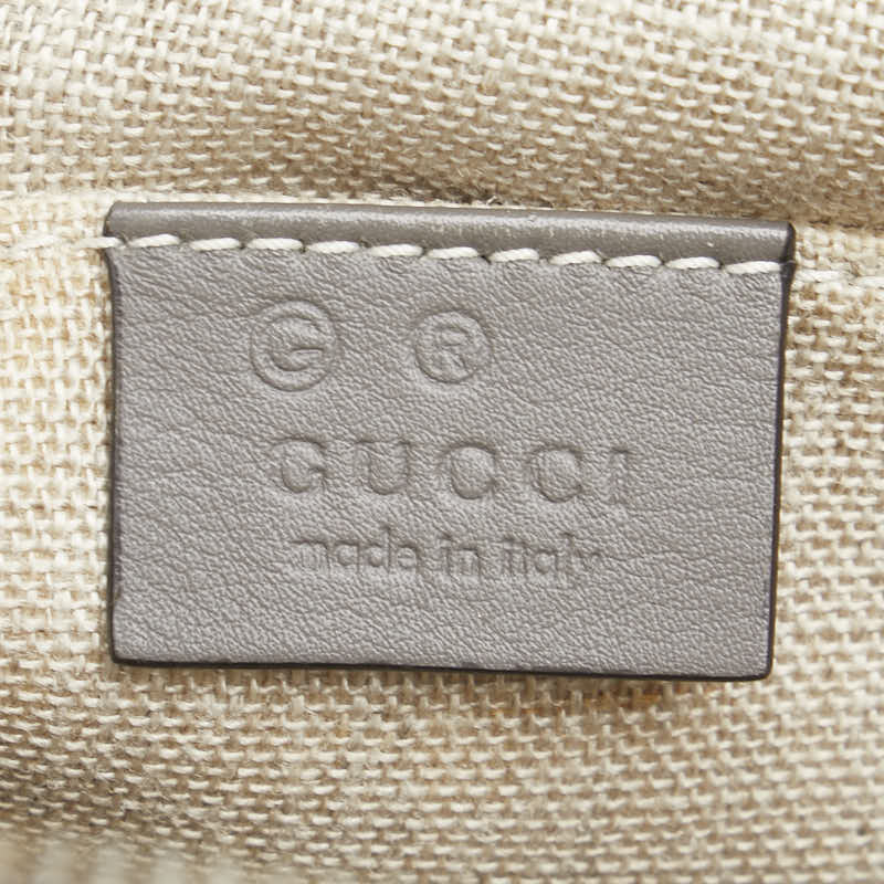 Gucci Leather Microguccissima 2WAY Handbag