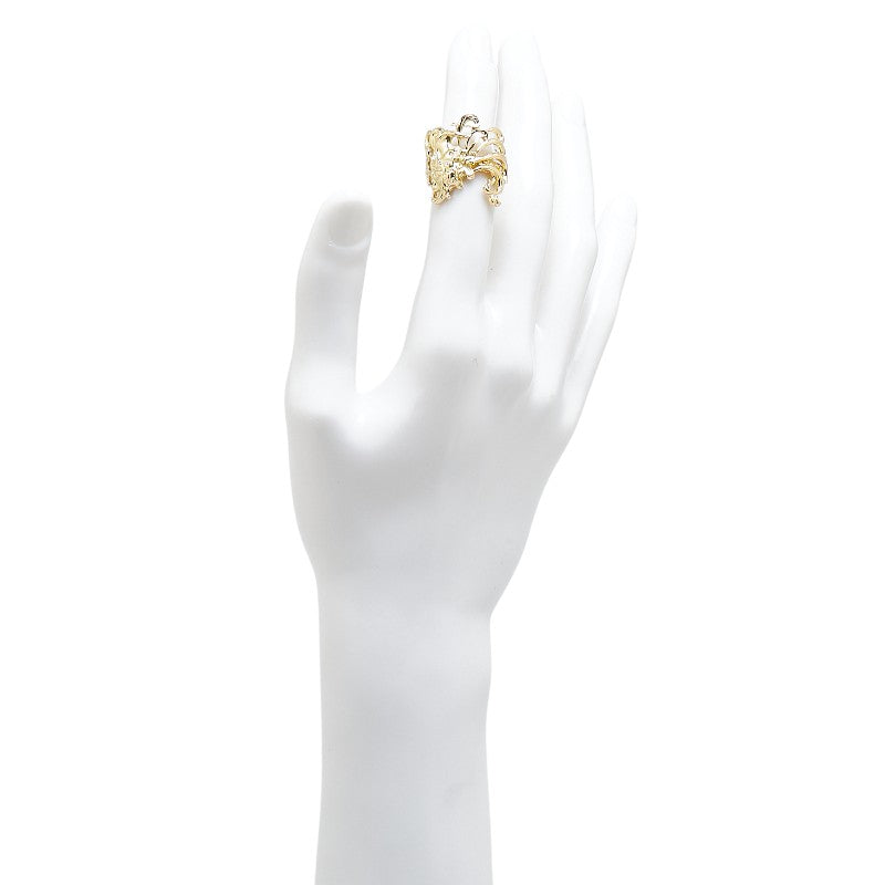 K18YG Yellow Gold Arabesque Motif Ring