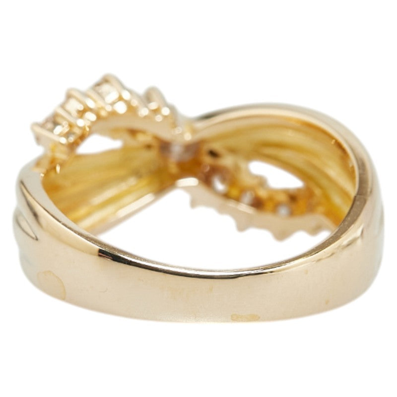 K18YG Yellow Gold Diamond Ring