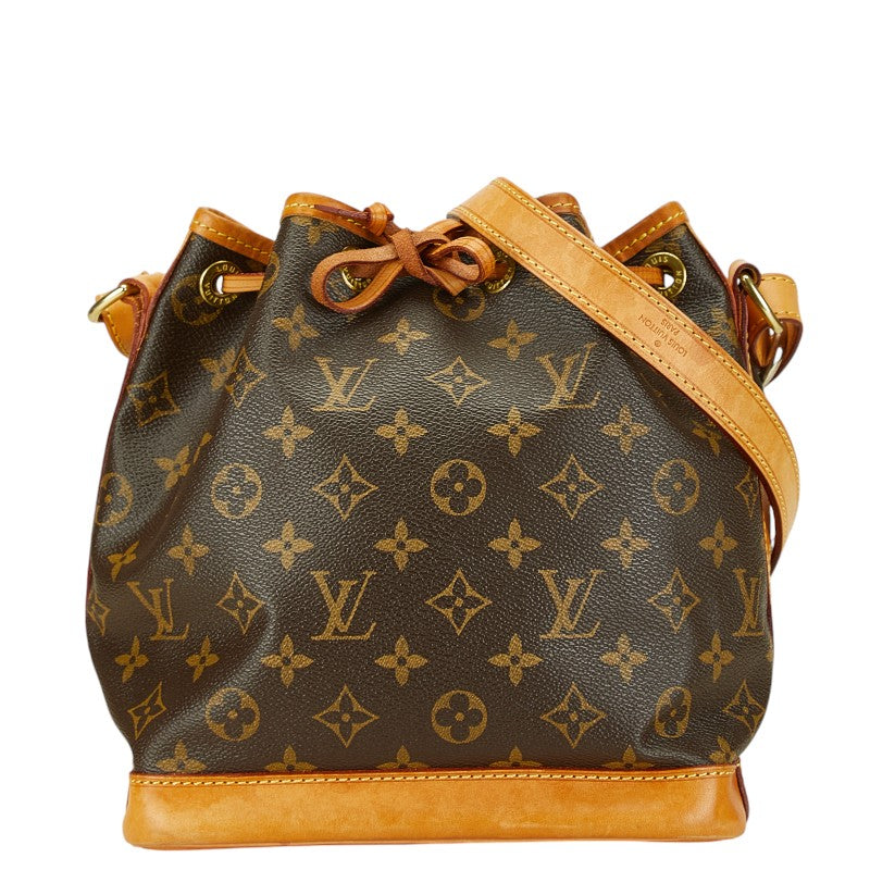 Louis Vuitton Noe BB Shoulder Bag Brown PVC Leather