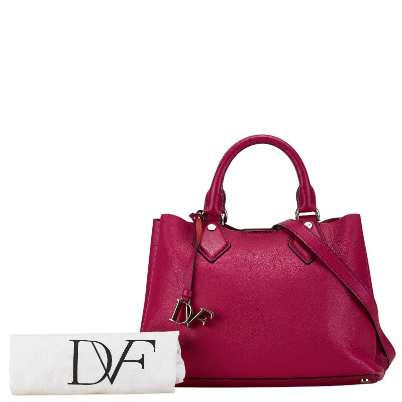 Diane von Furstenberg 2WAY Leather Handbag