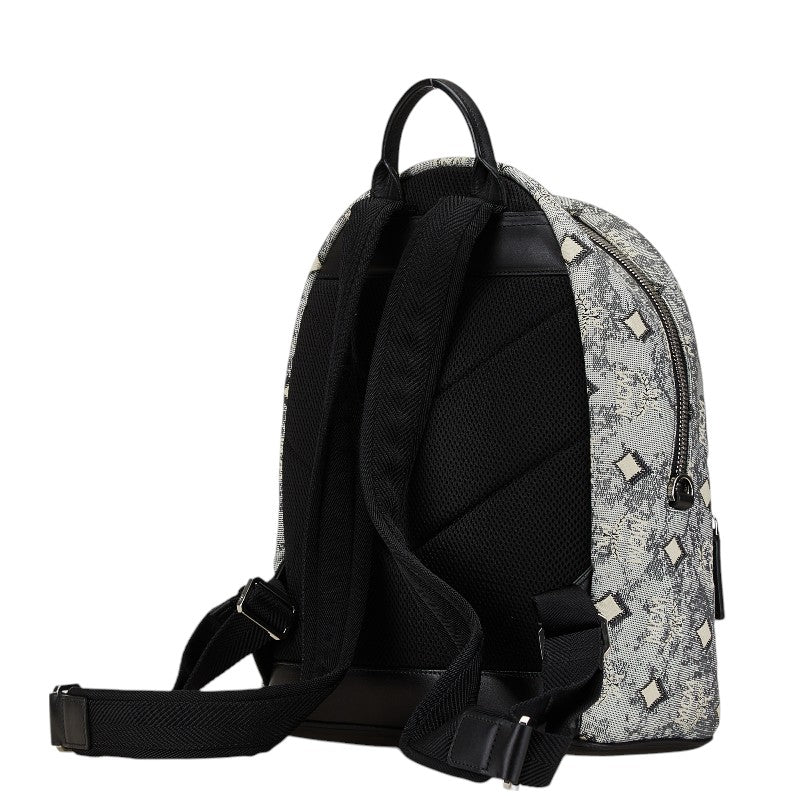 MCM Stark Vintage Jacquard Backpack