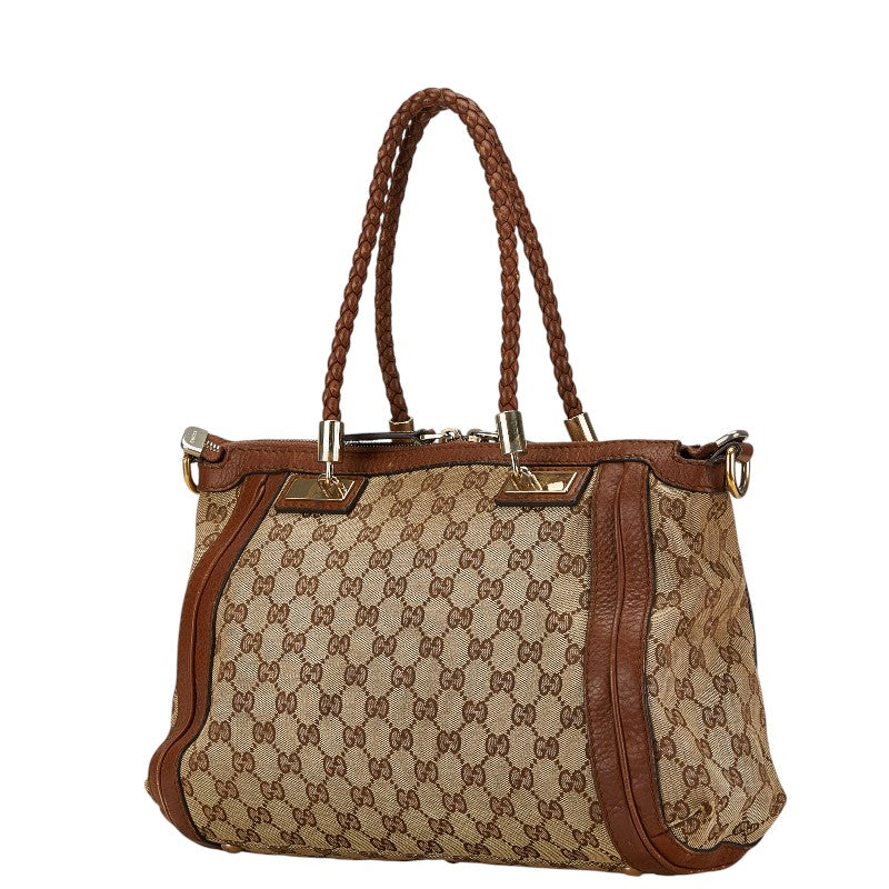 Gucci Bamboo Bella Leather Handbag 2WAY