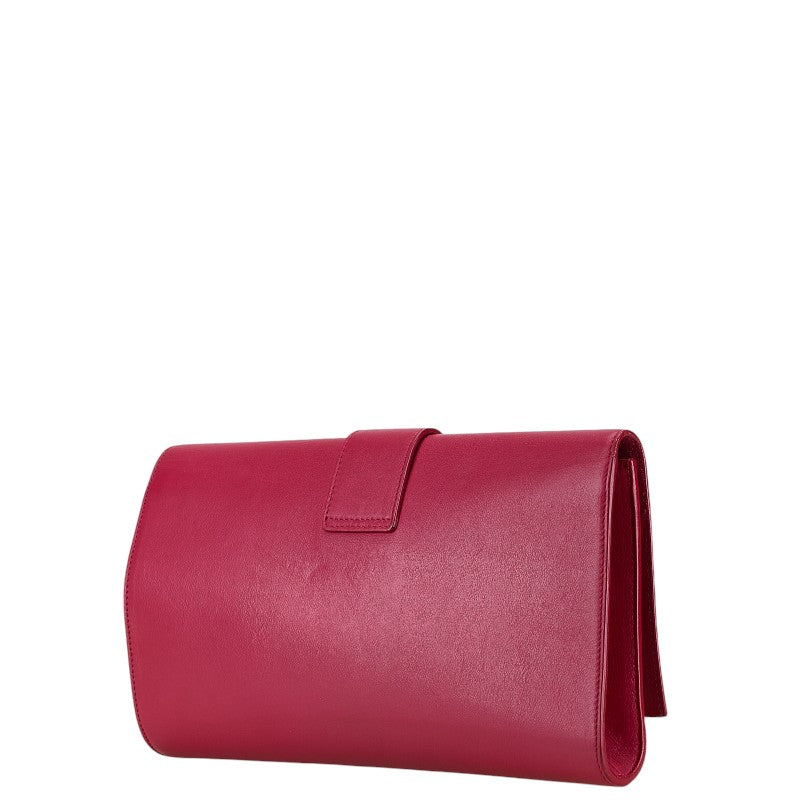 Yves Saint Laurent Y Line Leather Clutch Bag