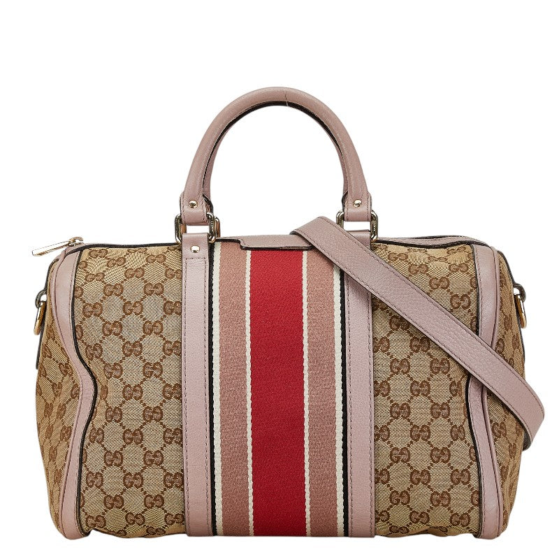 Gucci GG Canvas Mini Boston Bag 2WAY