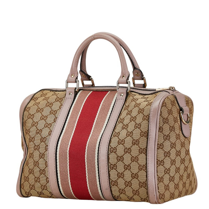 Gucci GG Canvas Mini Boston Bag 2WAY