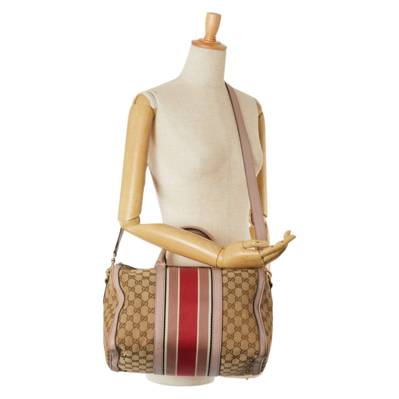 Gucci GG Canvas Mini Boston Bag 2WAY