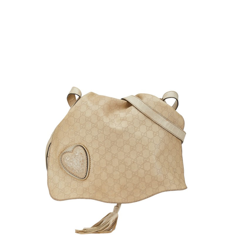 Gucci Leather Python Messenger Bag Heart