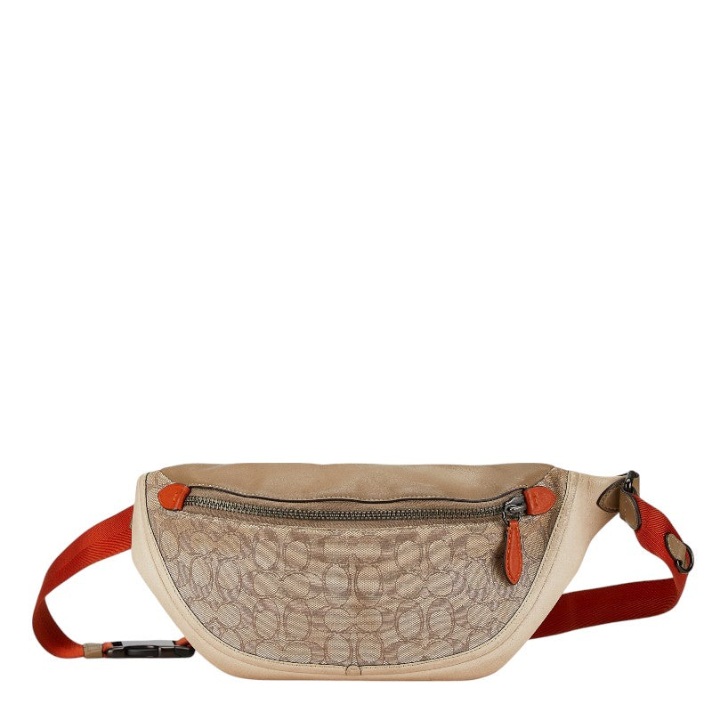 Coach Canvas Leather Belt Bag C3795