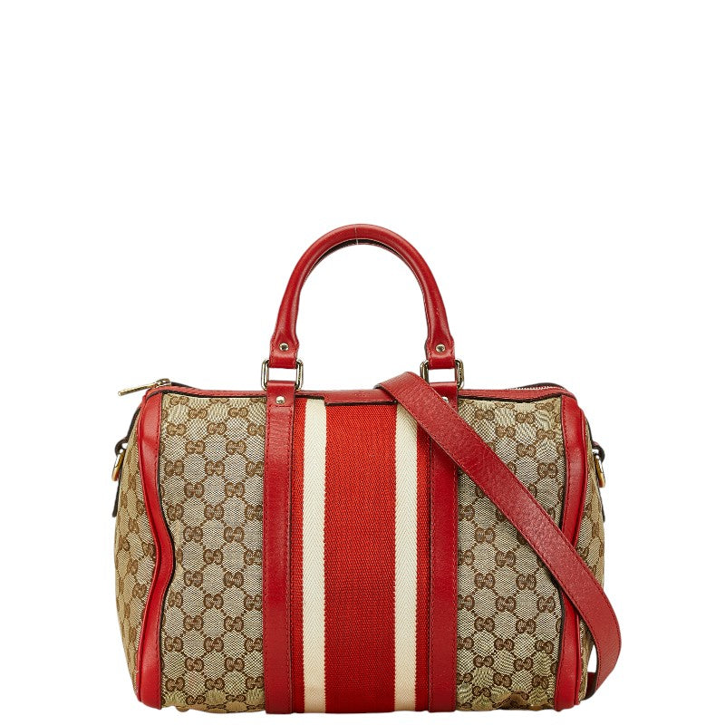 Gucci GG Canvas Mini Boston Bag 2WAY