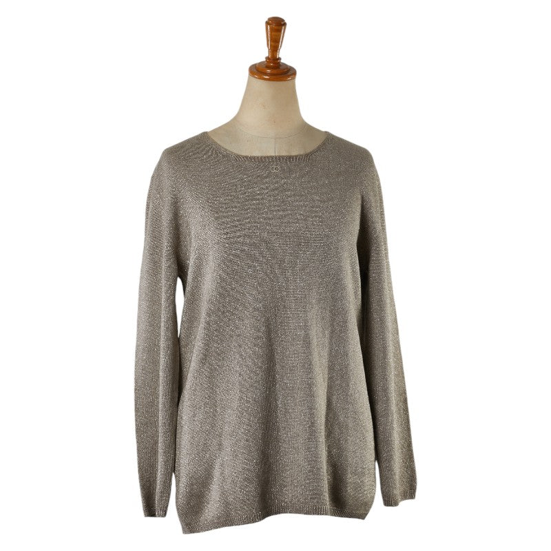 Chanel Coco Mark Sweater Wool Cashmere Silk