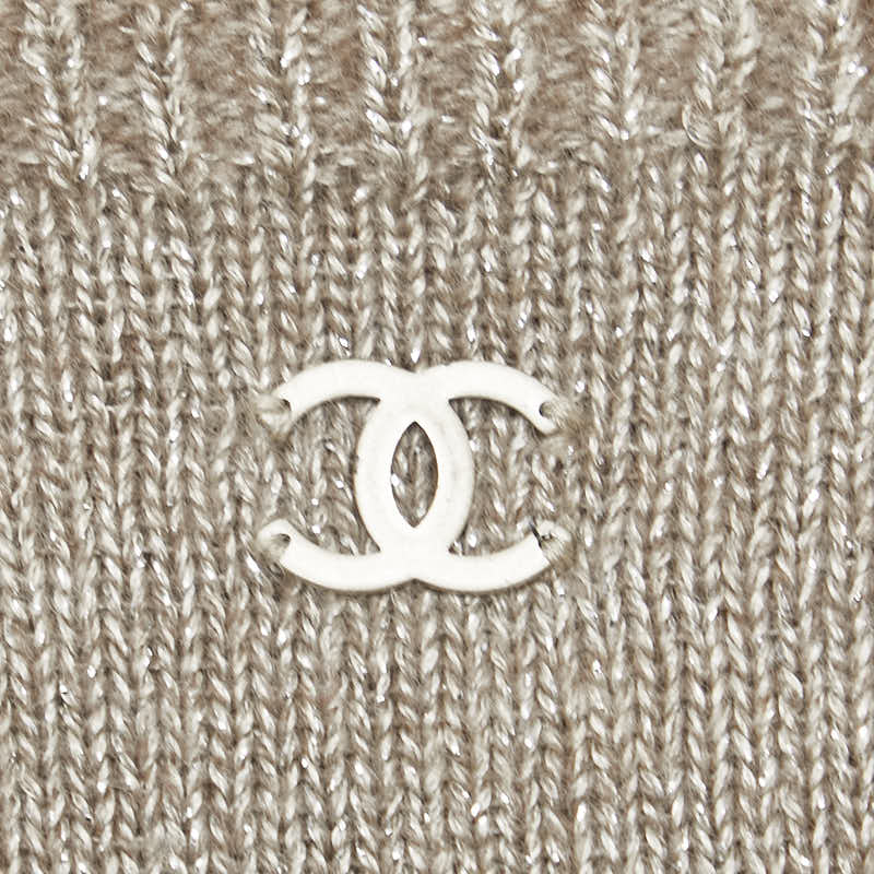 Chanel Coco Mark Sweater Wool Cashmere Silk