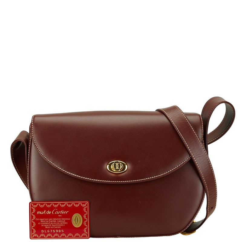 Cartier Must Line Leather Shoulder Bag