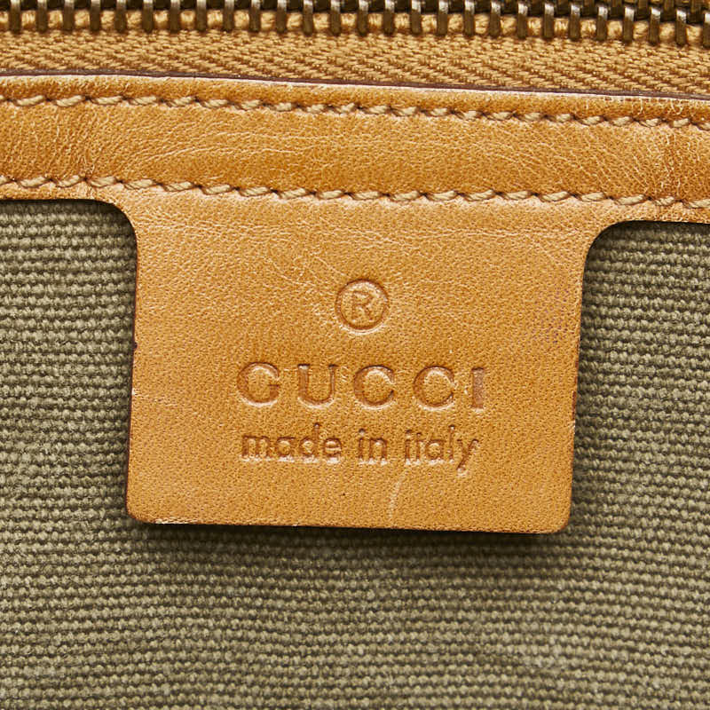 Gucci Canvas Leather Tote Bag 109133